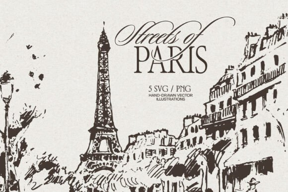 Download Paris Street Scene Sketches - Premium Resources